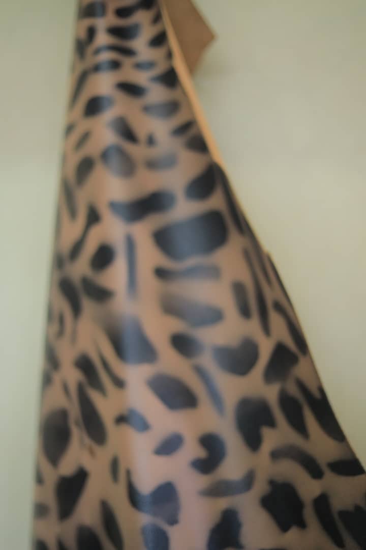 Animal Print Leather – Premium Genuine Leather with Bold Animal Print Design